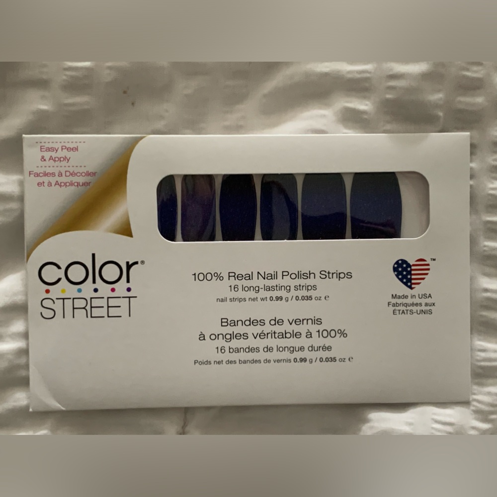 COLOR STREET (16) 100% Real Nail Polish Strips Color: MIDNIGHT SHIFT - Picture 3 of 6